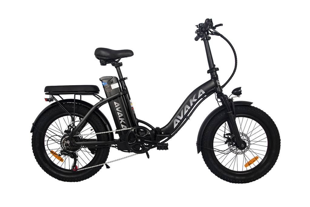 AVAKA BZ20PLUS E Bike Spoked Wheel 41Nm 48V 18.2AH 20''Electric Bike Max 43 Mile