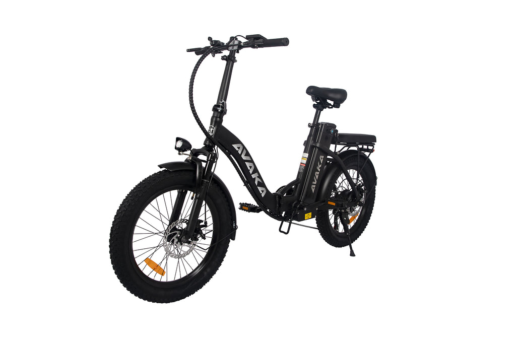 AVAKA BZ20PLUS E Bike Spoked Wheel 41Nm 48V 18.2AH 20''Electric Bike Max 43 Mile