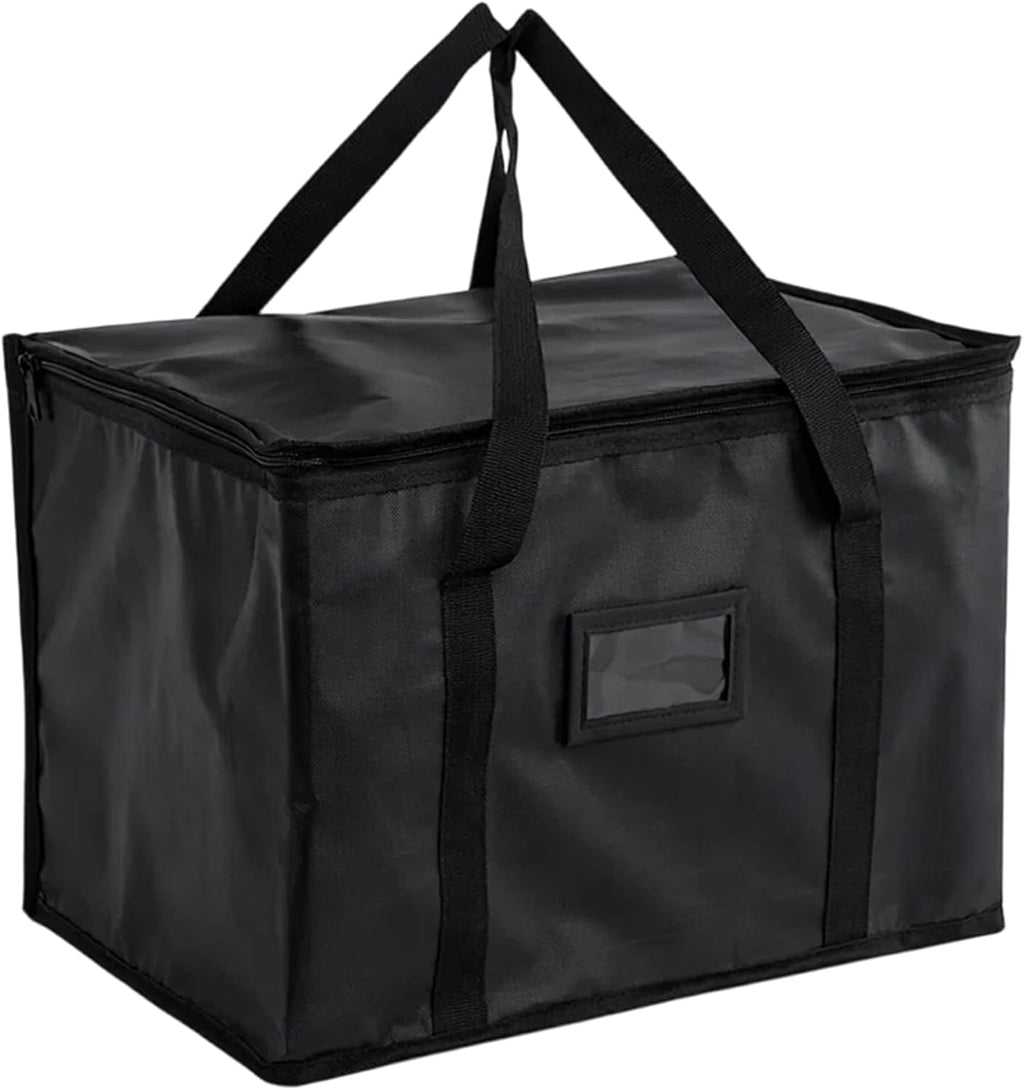 Food Delivery Bag, 50L Uber Eats Delivery Bag with Advanced Thermal Technology, Professional Thermal Bag with Woven Fabric for Temperature Retention,For Groceries,Outdoor Events, and Pizza Delivery