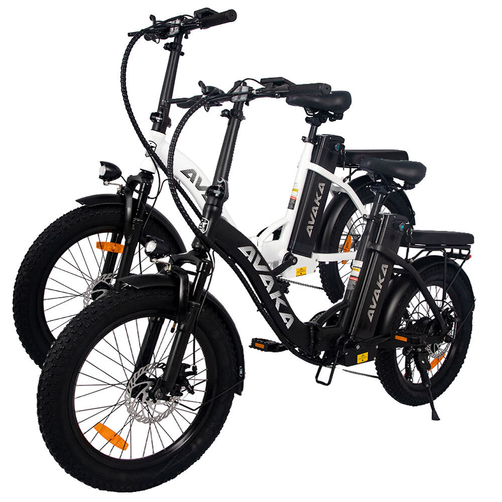 AVAKA BZ20PLUS E Bike Spoked Wheel 41Nm 48V 18.2AH 20''Electric Bike Max 43 Mile